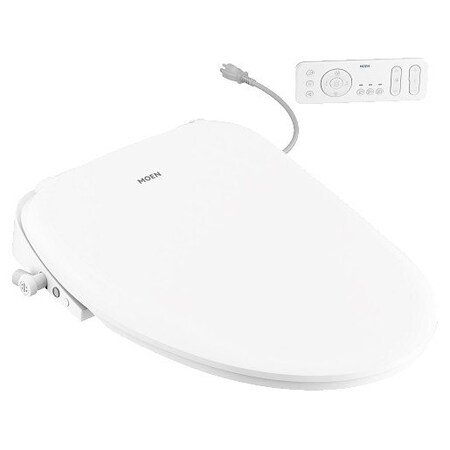 Moen 5-Series Electronic Elongated Bidet Seat, White EB2100-E